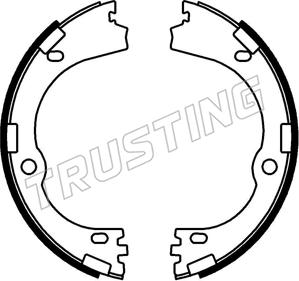 Trusting 253.752 - Bremžu loku kompl., Stāvbremze adetalas.lv