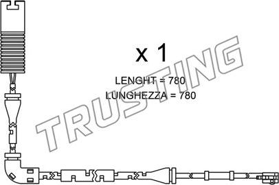 Trusting SU.153 - Indikators, Bremžu uzliku nodilums adetalas.lv