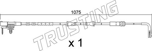 Trusting SU.390 - Indikators, Bremžu uzliku nodilums adetalas.lv