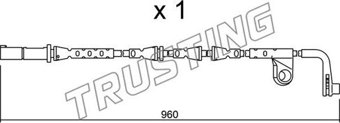 Trusting SU.220 - Indikators, Bremžu uzliku nodilums adetalas.lv