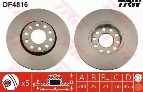 BOSCH 0 986 479 877 - Bremžu diski adetalas.lv