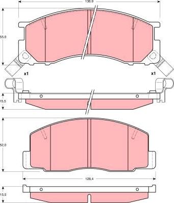 JPN 10H2025-JPN - Bremžu uzliku kompl., Disku bremzes adetalas.lv