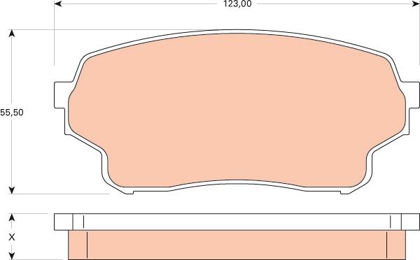 TRW GDB3490 - Bremžu uzliku kompl., Disku bremzes adetalas.lv