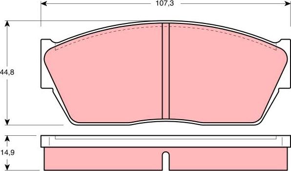 HELLA 8DB 355 006-111 - Bremžu uzliku kompl., Disku bremzes adetalas.lv