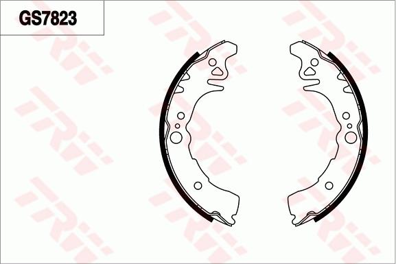 TRW GS7823 - Bremžu loku komplekts adetalas.lv