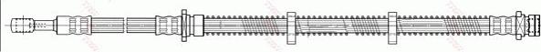 TRW PHD345 - Bremžu šļūtene adetalas.lv