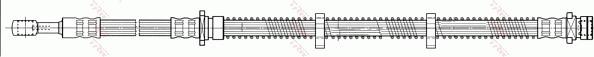 TRW PHD345 - Bremžu šļūtene adetalas.lv
