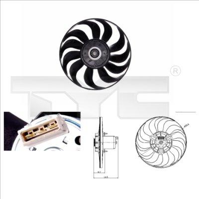 TYC 837-0019 - Ventilators, Motora dzesēšanas sistēma adetalas.lv