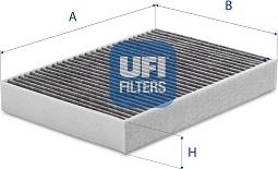 UFI 54.430.00 - Filtrs, Salona telpas gaiss adetalas.lv