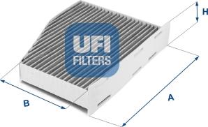 UFI 54.124.00 - Filtrs, Salona telpas gaiss adetalas.lv