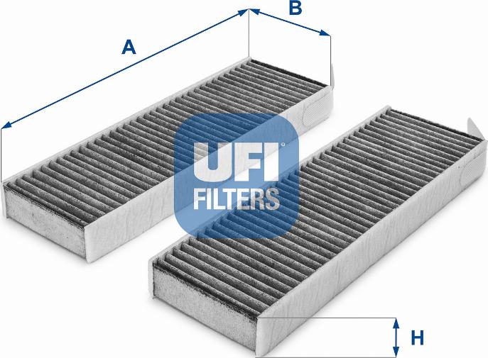 UFI 54.172.00 - Filtrs, Salona telpas gaiss adetalas.lv