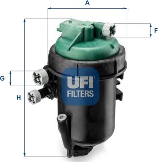 UFI 55.173.00 - Degvielas filtrs adetalas.lv