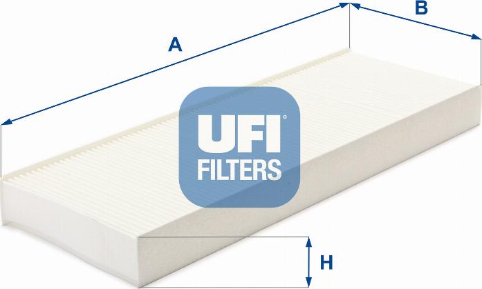 UFI 53.072.00 - Filtrs, Salona telpas gaiss adetalas.lv