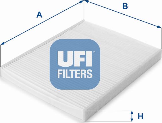 UFI 53.207.00 - Filtrs, Salona telpas gaiss adetalas.lv