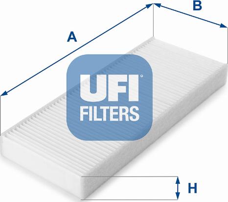 UFI 53.214.00 - Filtrs, Salona telpas gaiss adetalas.lv