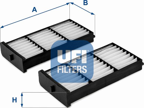 UFI 53.274.00 - Filtrs, Salona telpas gaiss adetalas.lv