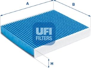 UFI 34.402.00 - Filtrs, Salona telpas gaiss adetalas.lv