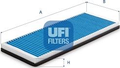 UFI 34.195.00 - Filtrs, Salona telpas gaiss adetalas.lv