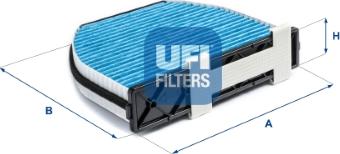 UFI 34.163.00 - Filtrs, Salona telpas gaiss adetalas.lv