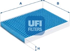 UFI 34.170.00 - Filtrs, Salona telpas gaiss adetalas.lv