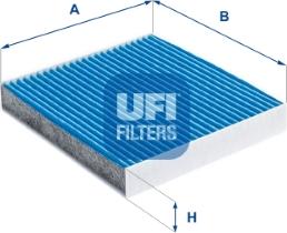 UFI 34.266.00 - Filtrs, Salona telpas gaiss adetalas.lv