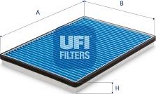 UFI 34.224.00 - Filtrs, Salona telpas gaiss adetalas.lv