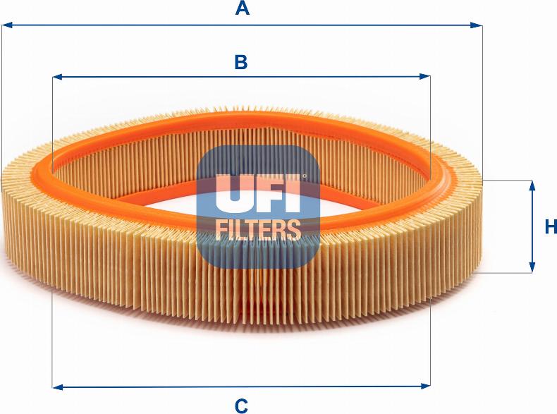 UFI 30.922.01 - Gaisa filtrs adetalas.lv