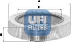 UFI 30.883.00 - Gaisa filtrs adetalas.lv