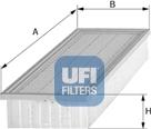 UFI 30.955.00 - Gaisa filtrs adetalas.lv