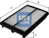 UFI 30.173.00 - Gaisa filtrs adetalas.lv