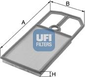 UFI 30.184.00 - Gaisa filtrs adetalas.lv