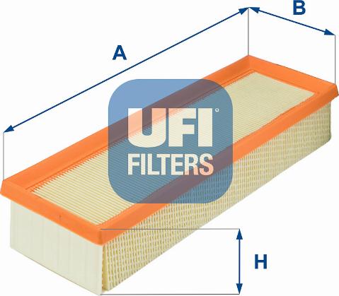 UFI 30.186.00 - Gaisa filtrs adetalas.lv