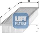 UFI 30.855.00 - Gaisa filtrs adetalas.lv