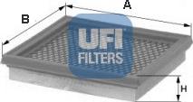 UFI 30.592.00 - Gaisa filtrs adetalas.lv