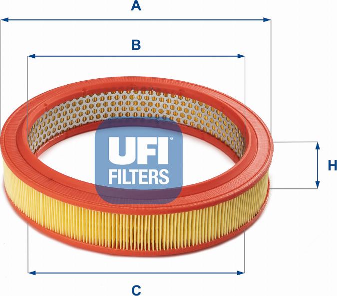 UFI 30.802.01 - Gaisa filtrs adetalas.lv