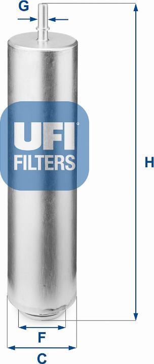 UFI 31.952.00 - Degvielas filtrs adetalas.lv