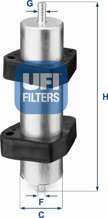 UFI 31.920.00 - Degvielas filtrs adetalas.lv