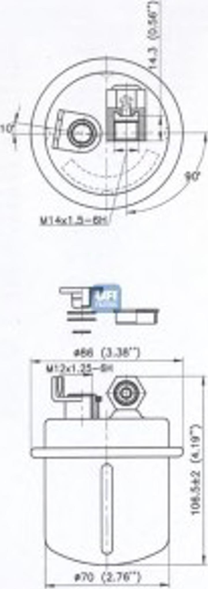 UFI 31.617.00 - Degvielas filtrs adetalas.lv