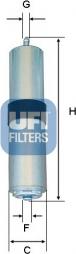 UFI 31.857.01 - Degvielas filtrs adetalas.lv