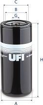 UFI 24.274.00 - Degvielas filtrs adetalas.lv