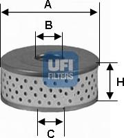 UFI 25.577.00 - Eļļas filtrs adetalas.lv