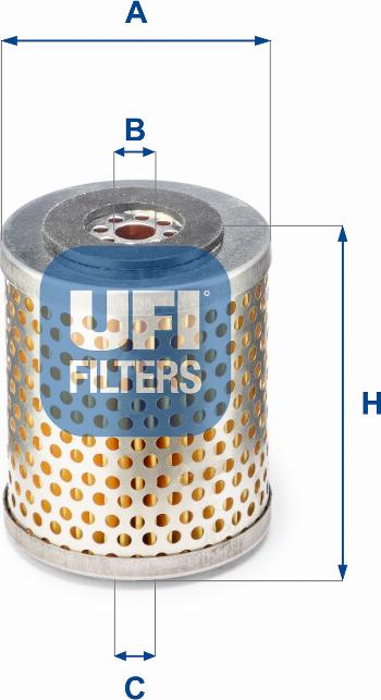 UFI 26.663.00 - Degvielas filtrs adetalas.lv