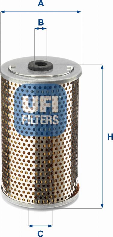 UFI 26.604.00 - Degvielas filtrs adetalas.lv