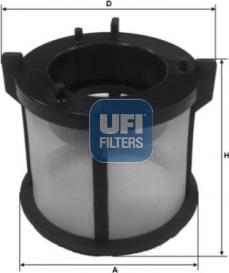 UFI 26.088.00 - Degvielas filtrs adetalas.lv