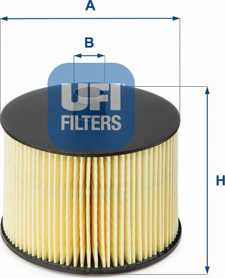 UFI 26.022.00 - Degvielas filtrs adetalas.lv