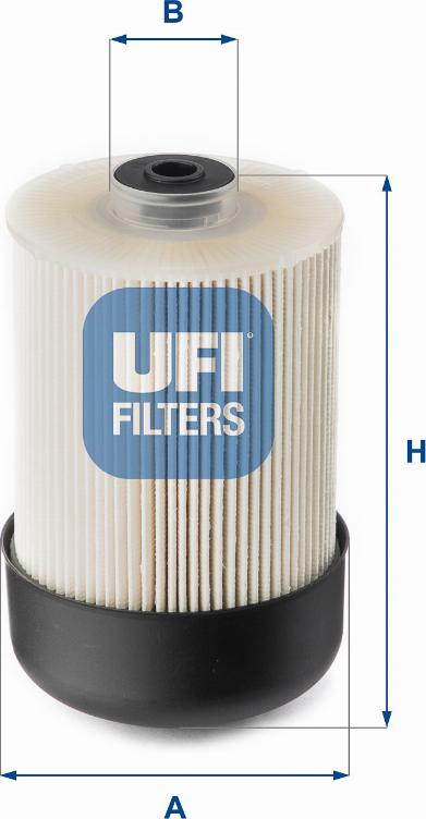 UFI 26.114.00 - Degvielas filtrs adetalas.lv