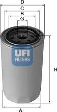 UFI 24.310.00 - Degvielas filtrs adetalas.lv