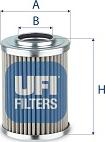 UFI 22.034.00 - Hidrofiltrs, Automātiskā pārnesumkārba adetalas.lv