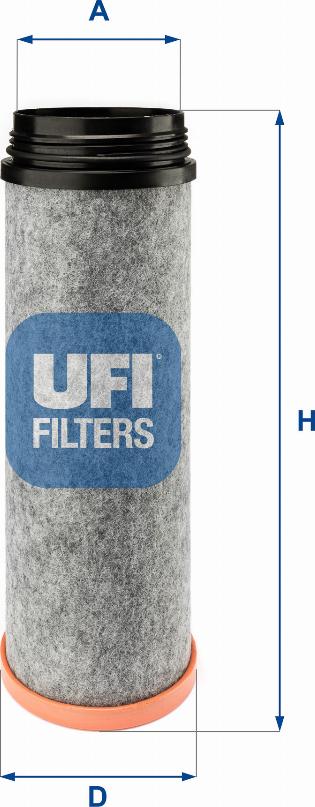 UFI 27.616.00 - Sekundārā gaisa filtrs adetalas.lv