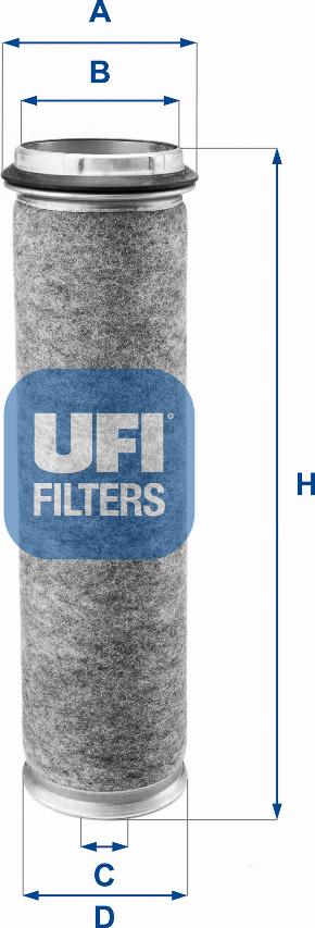 UFI 27.054.00 - Gaisa filtrs adetalas.lv